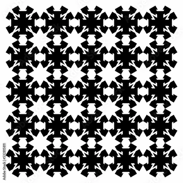 Fototapeta Abstract seamless pattern background in flat design illustration with simple graphic design