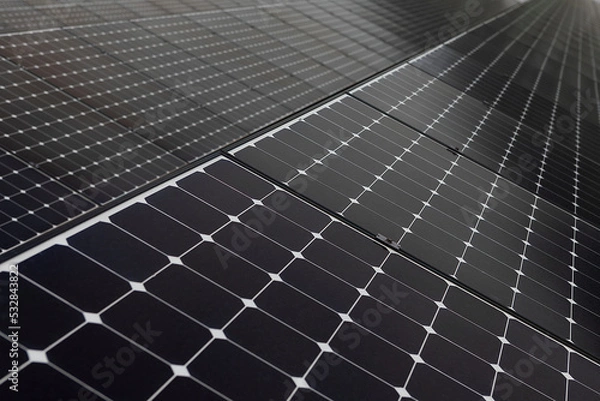 Obraz Solar panels for electric power