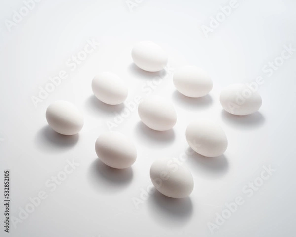 Fototapeta Eggs in a row