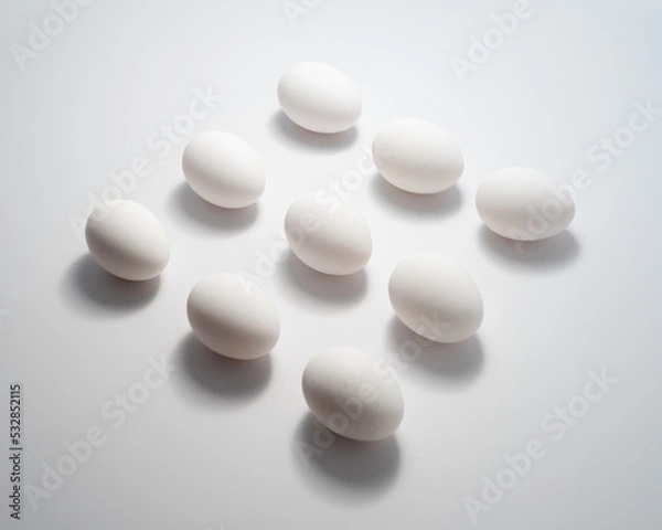 Fototapeta Eggs in a row