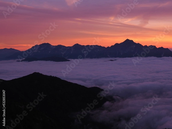 Obraz 北アルプス