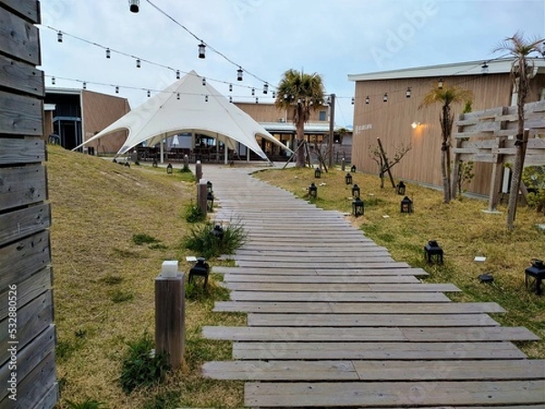 Obraz グランピング場