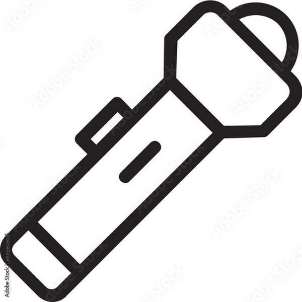 Fototapeta Torch Vector Icon