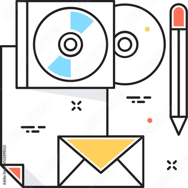 Fototapeta Branding Vector Icon