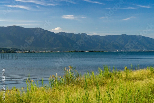 Fototapeta 日本の自然風景　琵琶湖