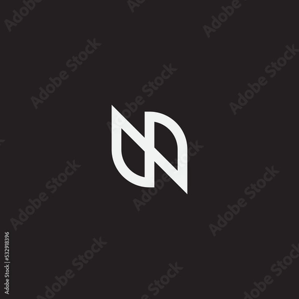 Fototapeta DP or DXP monogram logo template.