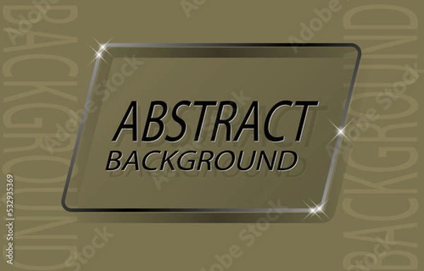Obraz golden and black glass abstract background
