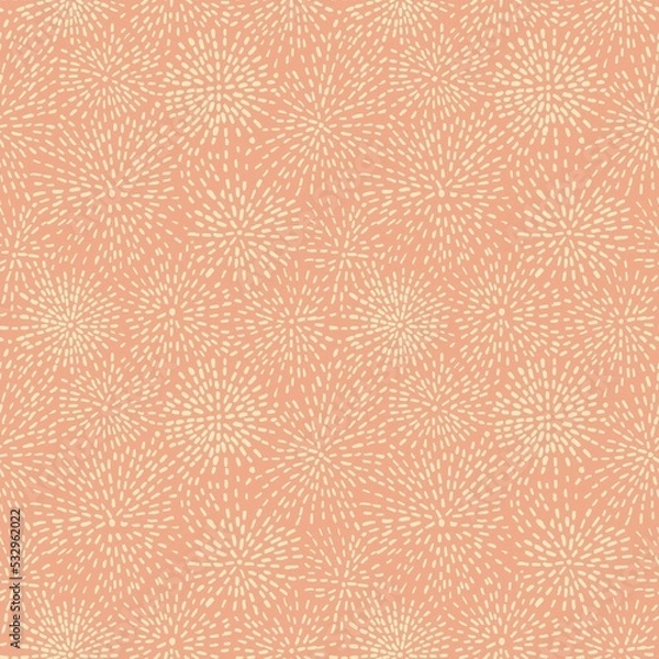 Fototapeta seamless pattern inspired by fireworks