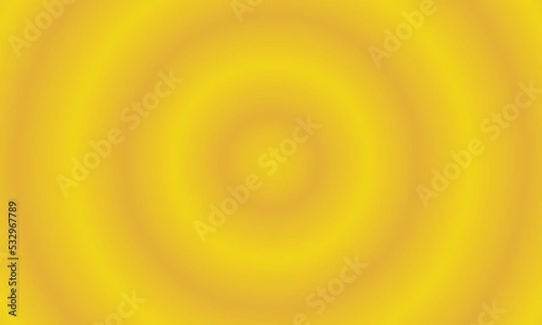 Fototapeta 3d gradient yellow circle abstract background illustration
