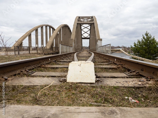Fototapeta bridge over the river