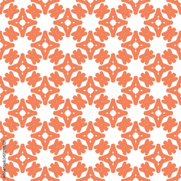 Fototapeta pattern design with abstract ornament motif