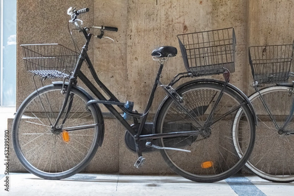 Obraz old bicycle in the street