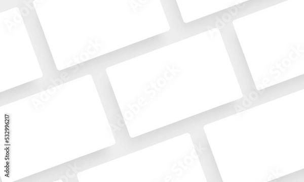 Obraz Tablet App Screens. Blank Template for Showing Your Apps Interfaces. Vector Illustration