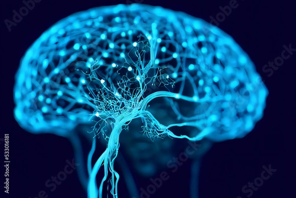 Obraz The neurons connections