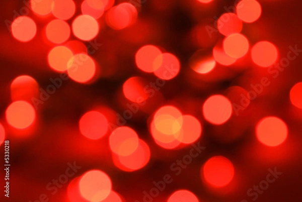 Obraz Defocused christmas lights.
