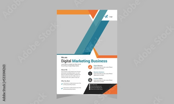 Fototapeta Business Flyer Template