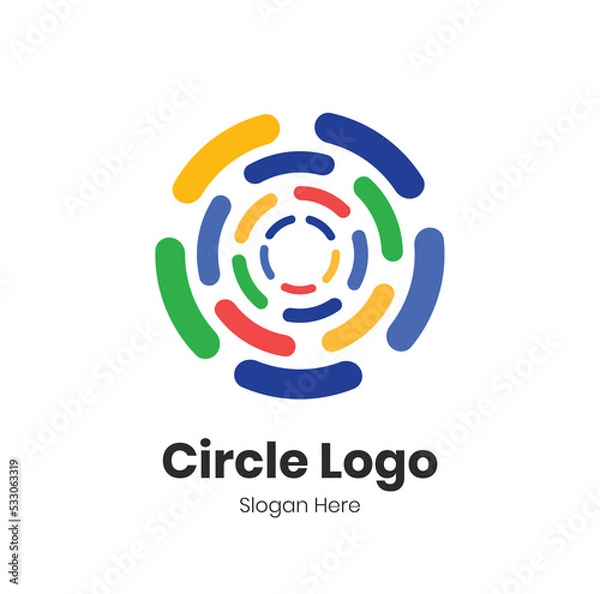 Obraz circle signal logo template