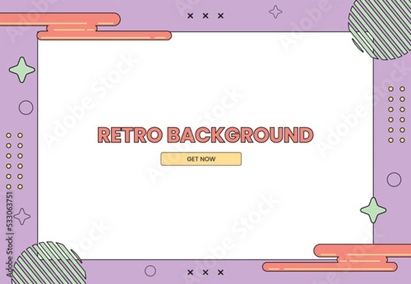 Obraz retro vintage background template