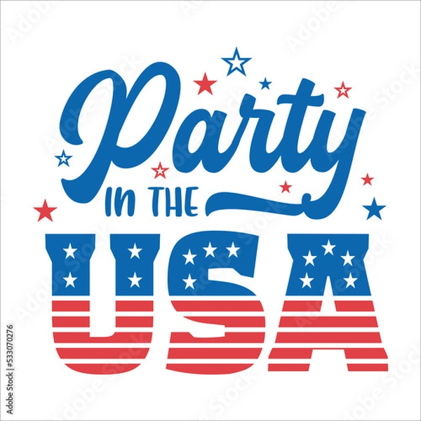 Fototapeta Party in the USA eps design
