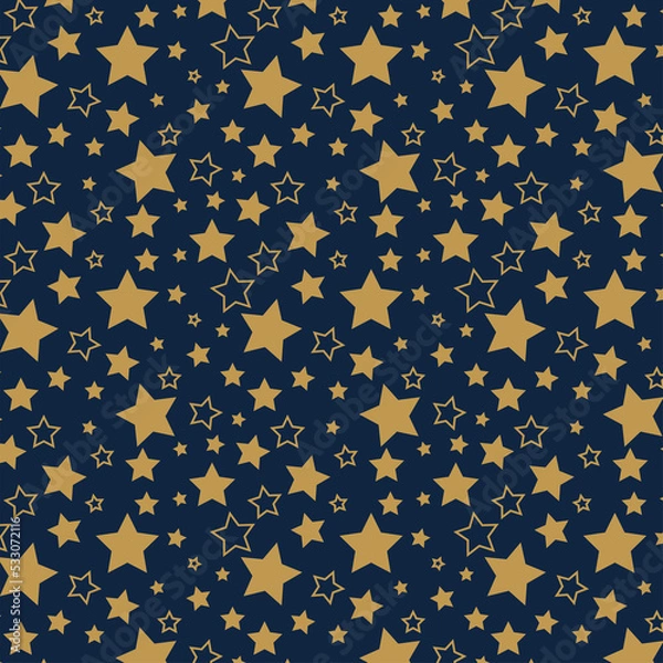 Fototapeta pattern made from star shape suitable for card, wrapping paper, fabric & wallpaper.