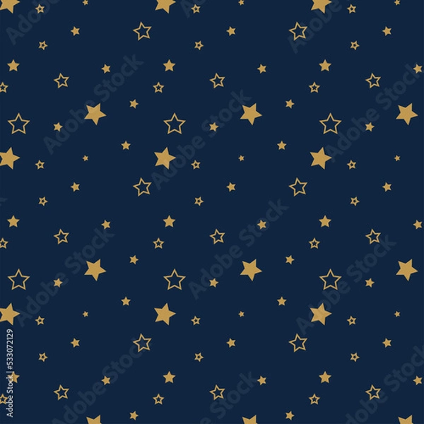 Fototapeta pattern made from star shape suitable for card, wrapping paper, fabric & wallpaper.
