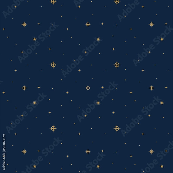 Fototapeta pattern made from star shape suitable for card, wrapping paper, fabric & wallpaper.