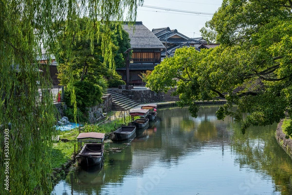 Obraz 近江八幡の古い町並み 滋賀県近江八幡市