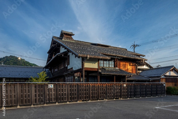 Fototapeta 近江八幡の古い町並み 滋賀県近江八幡市