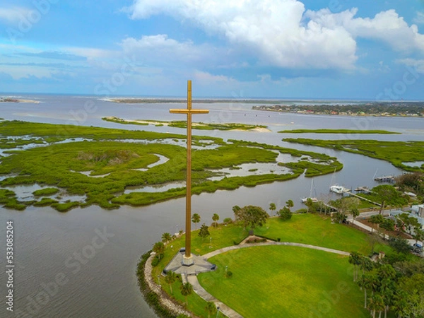 Obraz The Great Cross, St Augustine Florida