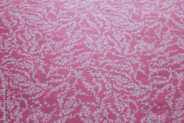 Fototapeta 和風の花柄パターン