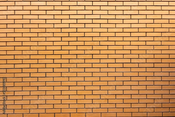 Obraz old red brick vintage wall, product background, place space for text, texture, construction feature