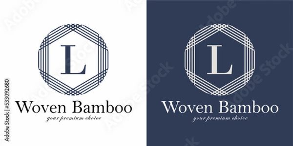 Obraz Luxury Logo Design with Letter L