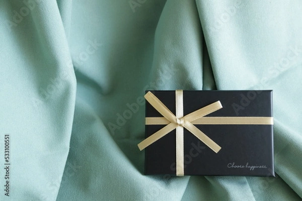 Obraz 黒いプレゼントボックス　未開封