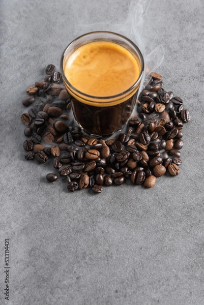 Obraz Coffee beans on background 