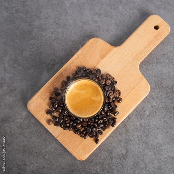 Obraz Coffee beans on background 