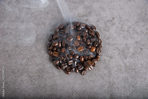 Obraz Coffee beans on background 