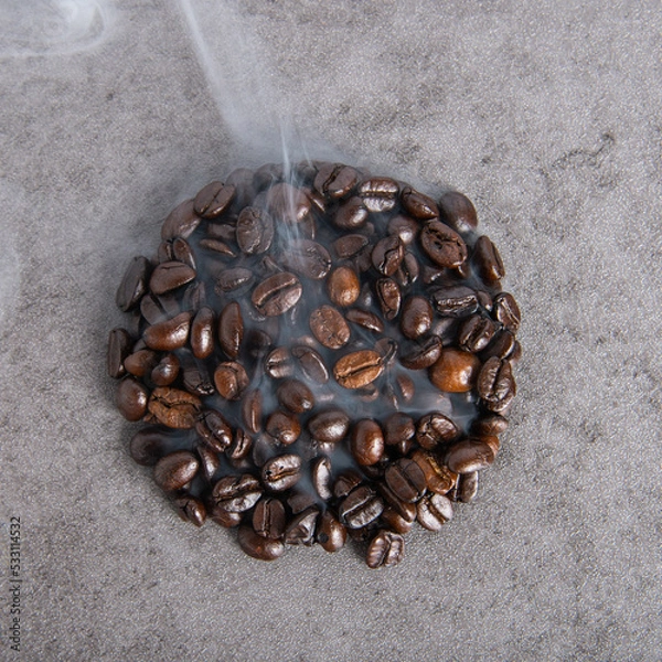 Obraz Coffee beans on background 