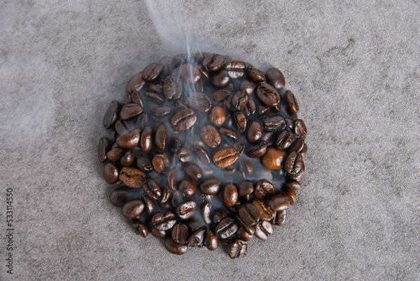 Obraz Coffee beans on background 