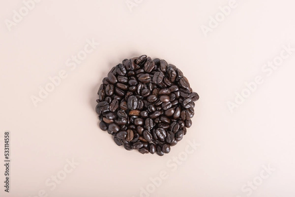 Obraz Coffee beans on background 