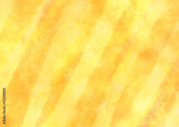Fototapeta 春と秋に合いそうな黄色やオレンジの筆跡の見える背景素材