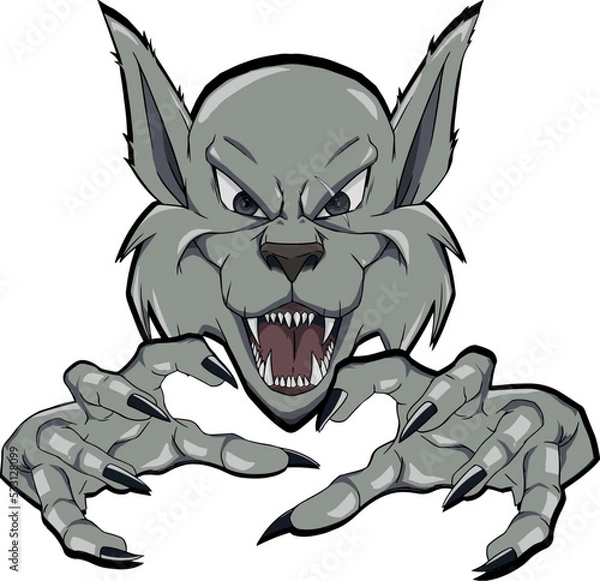 Obraz Wolf Illustration Vector