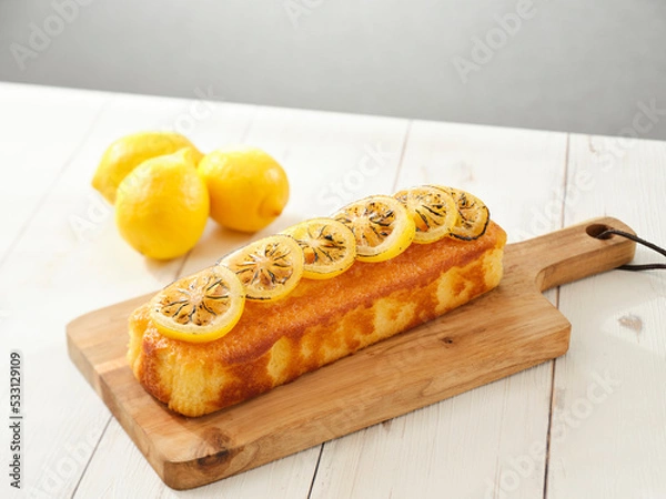 Obraz レモンのパウンドケーキ
