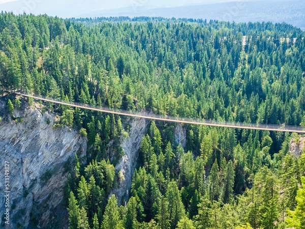 Obraz golden skybridge in british columbia