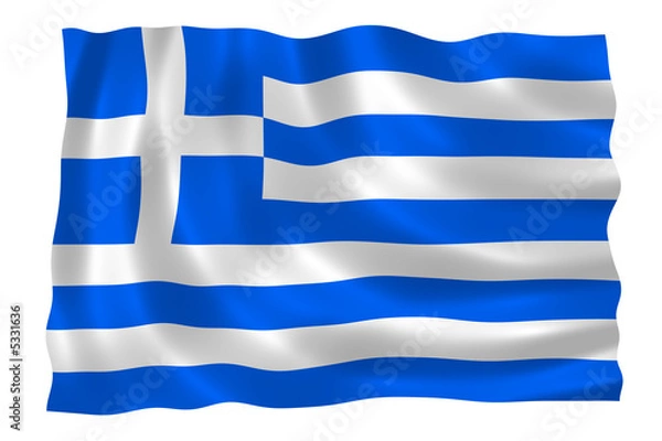 Fototapeta Greece Flag