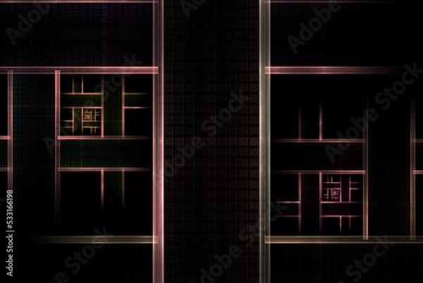 Obraz Abstract background shape design template, futuristic background, art shape pattern, Multicolour wall background. colourful textured. Transparent lines and spots. Texture backdrop. Abstract background