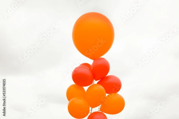 Obraz orange and red balloons
