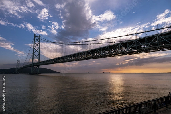 Fototapeta 明石海峡大橋