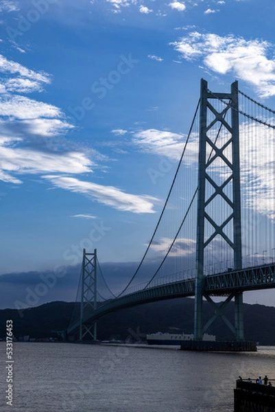 Fototapeta 明石海峡大橋