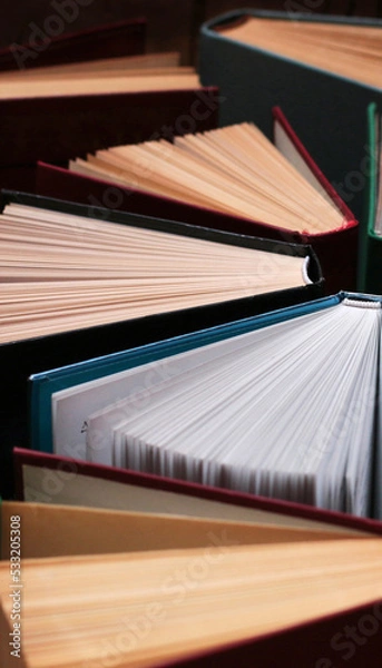 Obraz hard back books