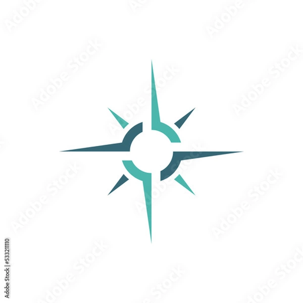Obraz Compass Logo Template